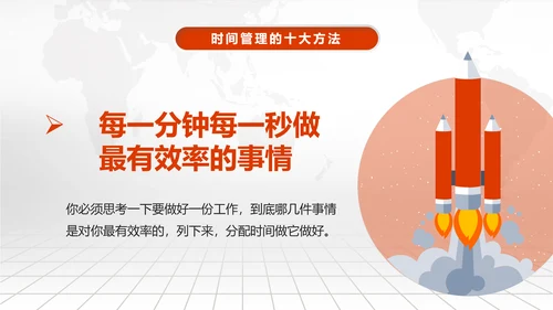 时间管理技巧PPT模板企业培训人力资源