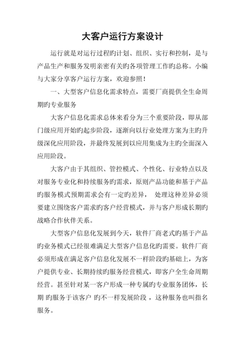 大客户运营方案设计.docx