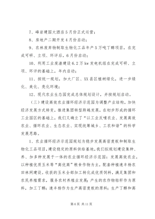 煤焦集团工作总体规划.docx