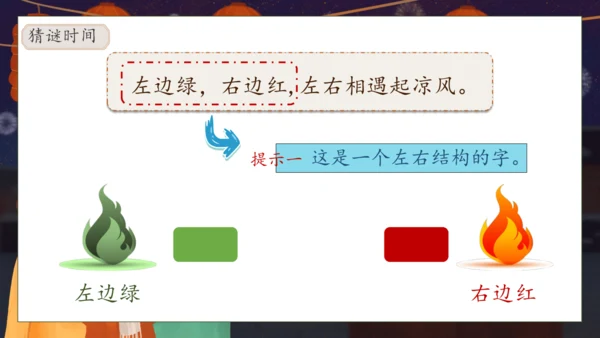 【核心素养】部编版语文一年级下册-识字4. 猜字谜 第2课时（课件）