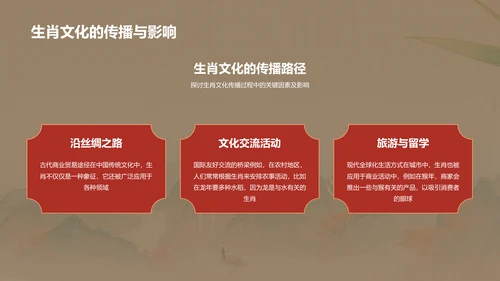 金色生肖鼠中国风教育新篇PPT模板