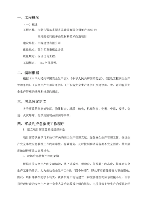 化工厂生产安全应急全新预案.docx