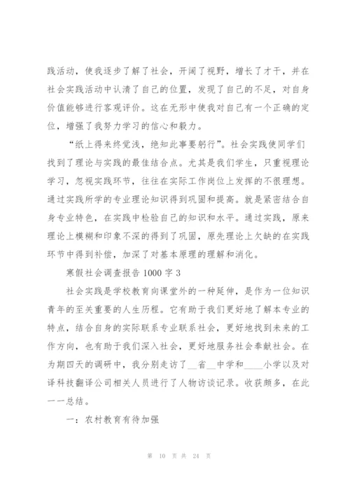寒假社会调查报告1000字以上5篇.docx