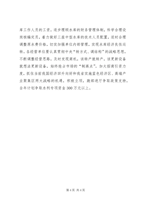 水务局项目建设工作计划.docx