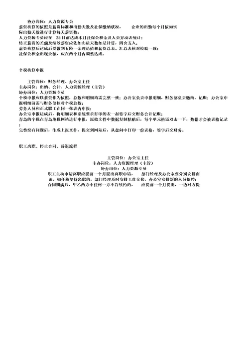 人力资源作业指导书学习doc