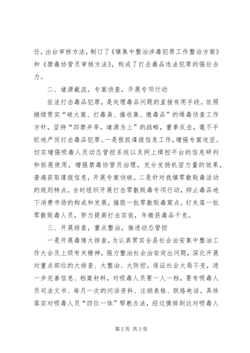 乡镇戒毒管理工作汇报.docx