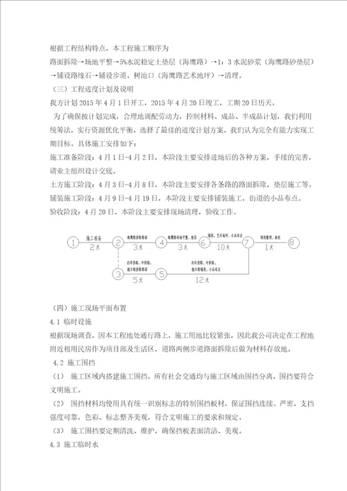 人行道道施工组织设计DOC35