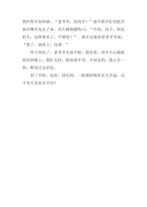 冬日暖阳作文700字-8.docx