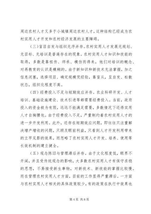 人才开发调研报告.docx