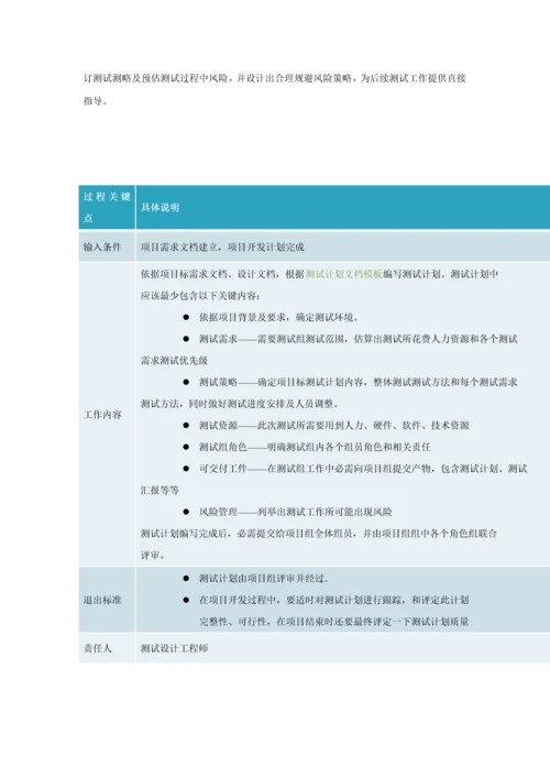 软件测试作业流程标准规范最全.docx