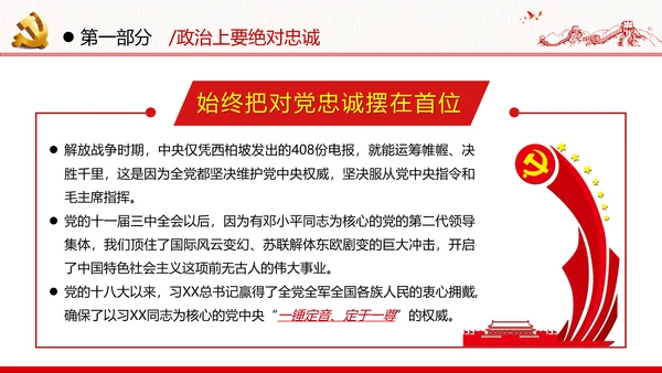 坚定理想信念忠诚履行职责党政党建支部团委学习忠诚党课