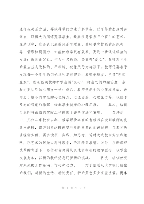 教师个人培训总结.docx