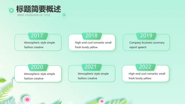 绿色小清新饮食与健康管理PPT动态模板