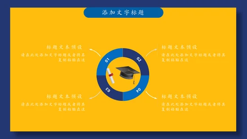 卡通创意大学生毕业设计论文答辩通用PPT模板