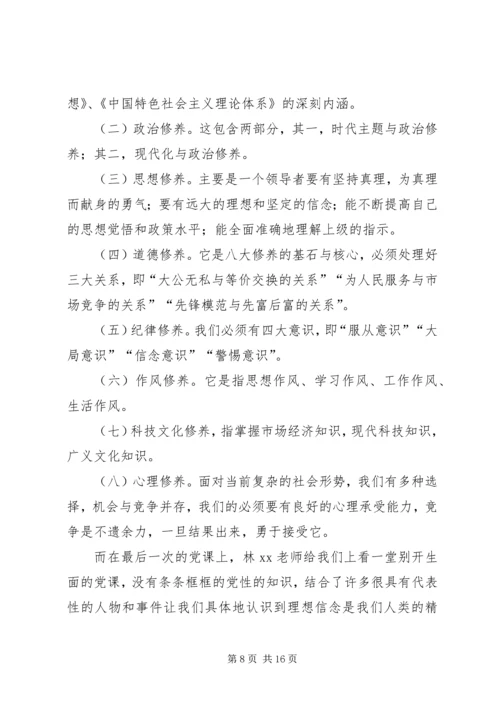 党课思想汇报-是党性修养和争取入党的重要性_1.docx