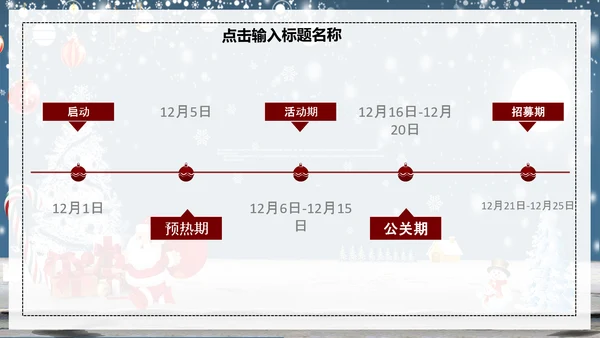 公司企业圣诞节活动策划方案PPT模板
