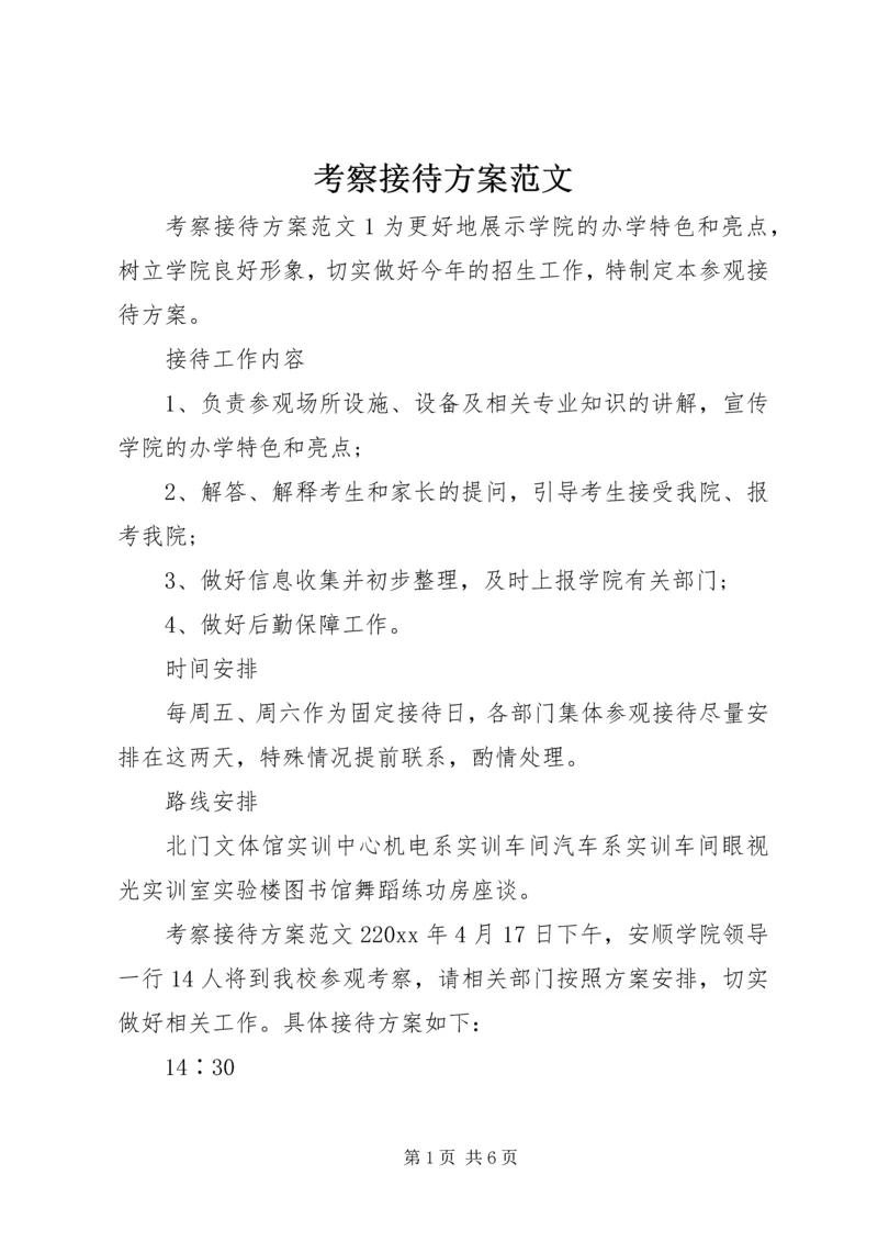 考察接待方案范文.docx