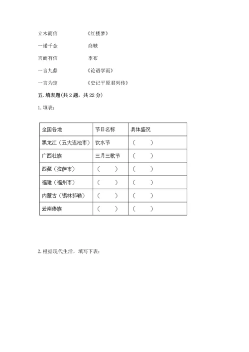 部编版小学四年级下册道德与法治《期末测试卷》及完整答案（典优）.docx