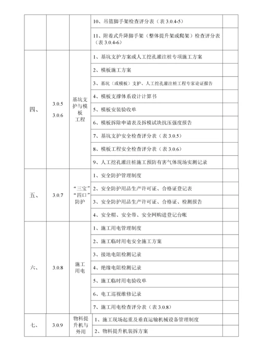 施工现场安全技术资料目录(最新整体).docx