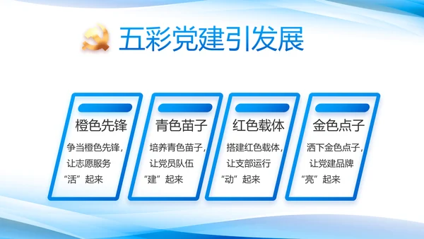 党建党支部年终工作总结汇报PPT党课