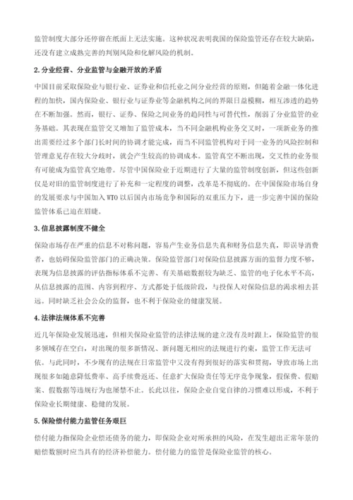 中国保险业监管分析.docx