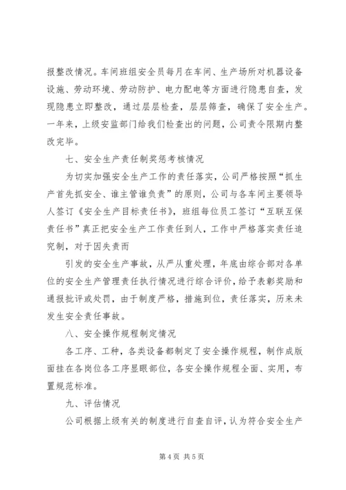 安全目标考核评估报告 (5).docx