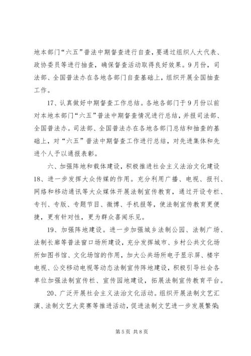 全国普法依法治理工作要点二.docx