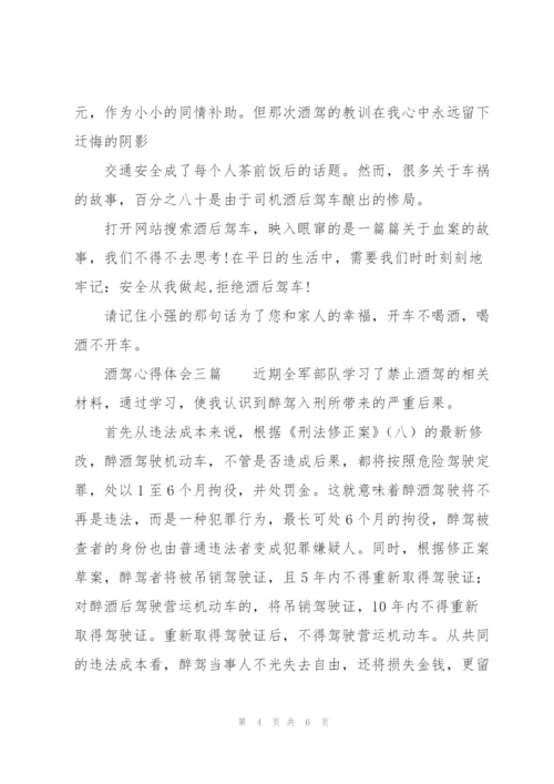 酒驾心得体会三篇.docx