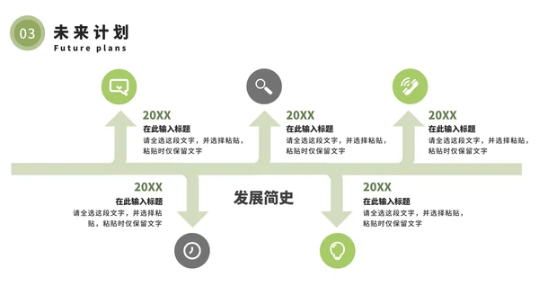 绿色商务商业融资计划书PPT模板