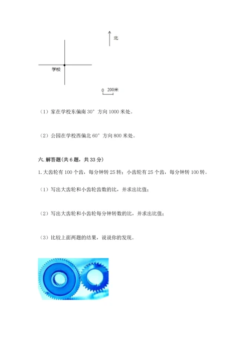 人教版六年级上册数学期末模拟卷附精品答案.docx