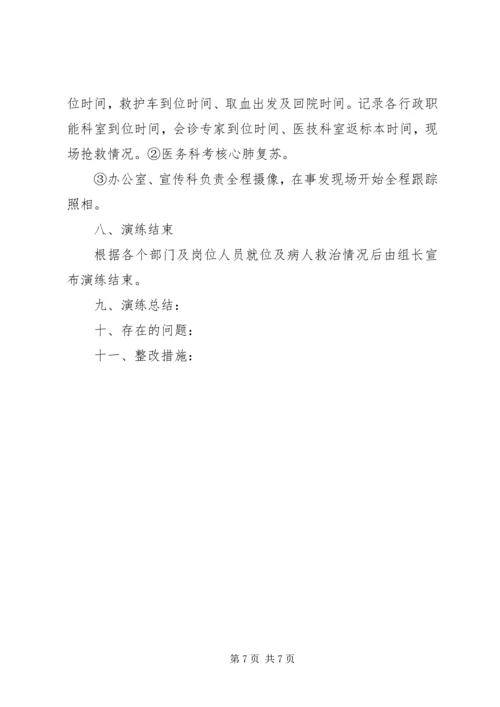 重大突发事件医疗卫生救援应急演练方案 (3).docx