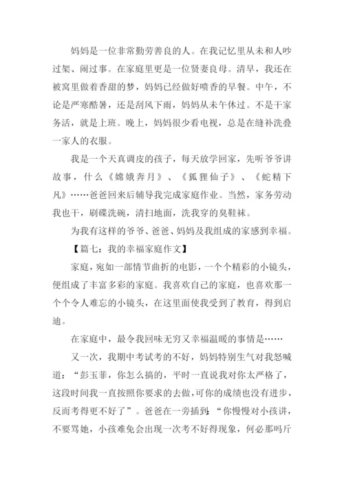 家庭给我的幸福作文.docx