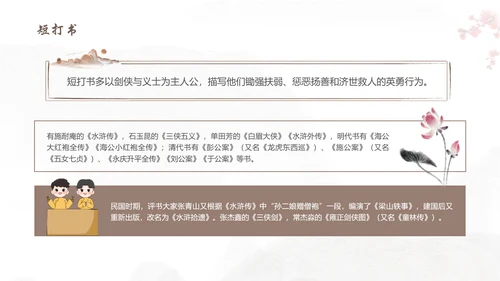 评书非遗文化PPT模板