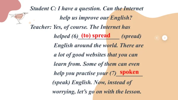 Module 7English for you and me  Unit 3 Language in