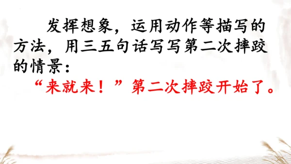 13摔跤   课件