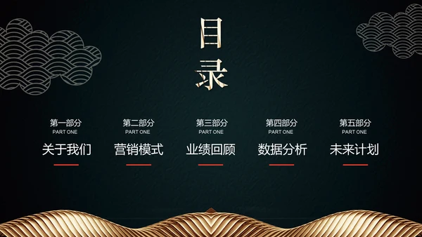 炫酷房地产工作汇报通用PPT模板