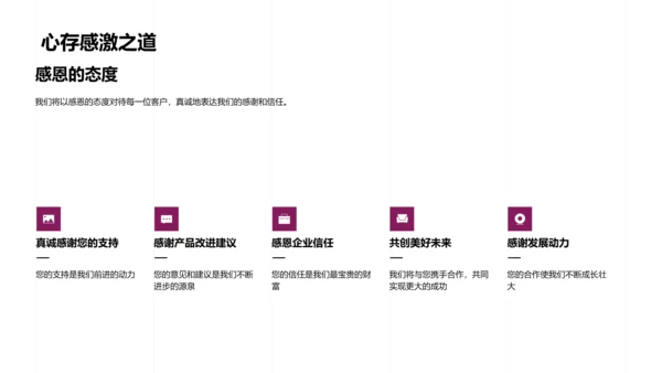 客户答谢报告PPT模板