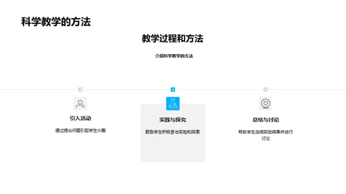 科学教学的实践与探究