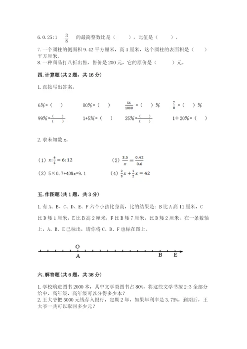 小学六年级下册数学期末卷及答案（易错题）.docx