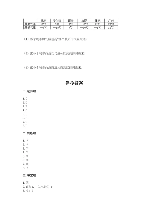 小学六年级下册数学期末卷及完整答案【各地真题】.docx