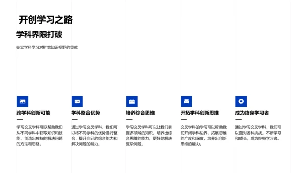 交叉学科深度解析PPT模板