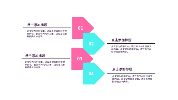 蓝色简约风职业规划教学汇报通用PPT模板