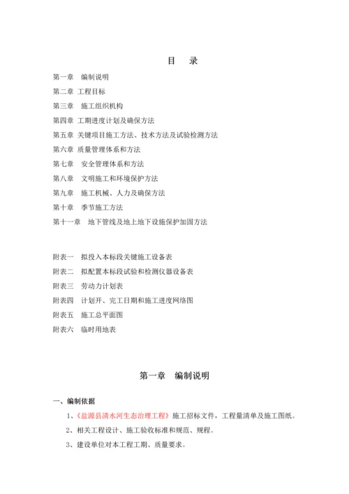 生态治理综合项目综合项目施工组织设计.docx