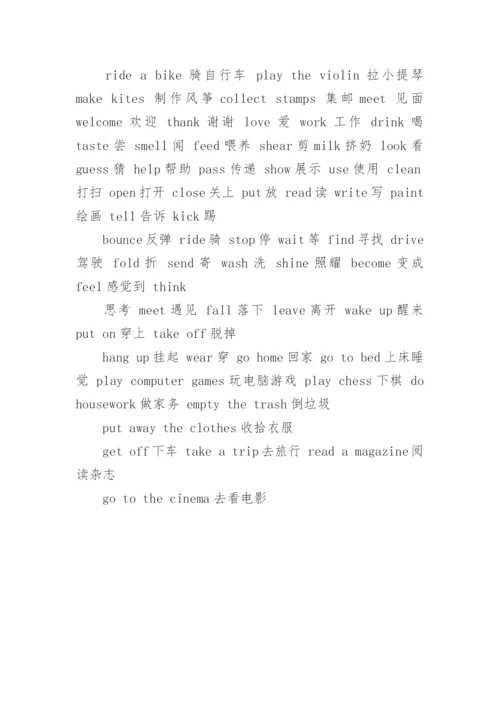初中一年级英语单词分类.docx