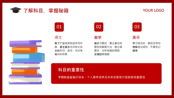 红色商务风高考动员家长会PPT