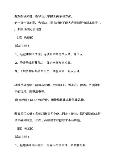 小班区域活动专项方案.docx