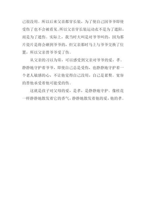静静地守护作文.docx