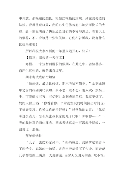 关于寒假的作文500字.docx