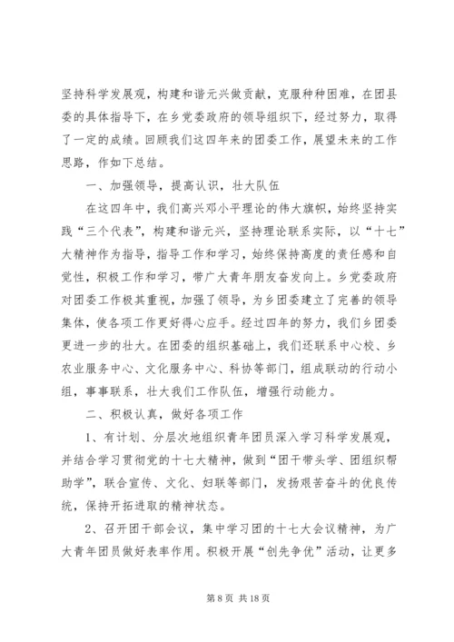 乡镇团委终总结.docx