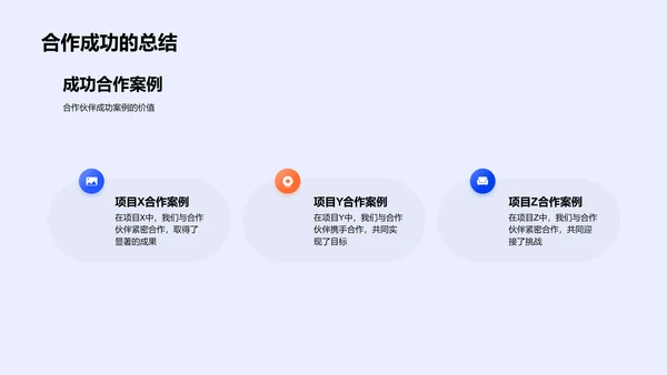 交通行业合作成果PPT模板